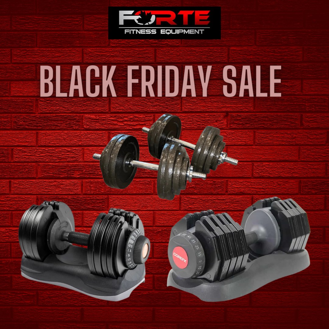 BLACK FRIDAY SALE ADJUSTABLE DUMBBELLS UP TO 50 off Forte