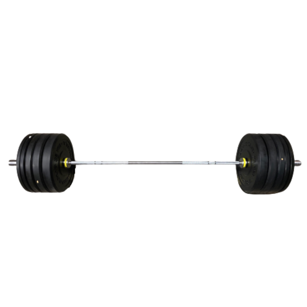 bumper plate set with bar